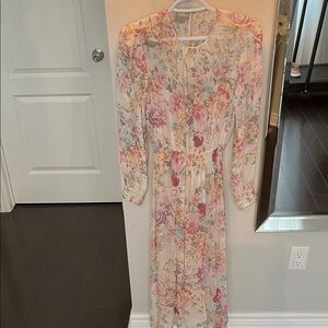 Floral Long Sleeve Dress from Zara